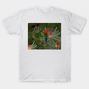 Banksia Parrots 2 T-Shirt